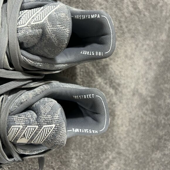 Adidas Harden Vol 4 EH2412 Mens Size 11.5 Gray White Basketball Shoes Used main image 9